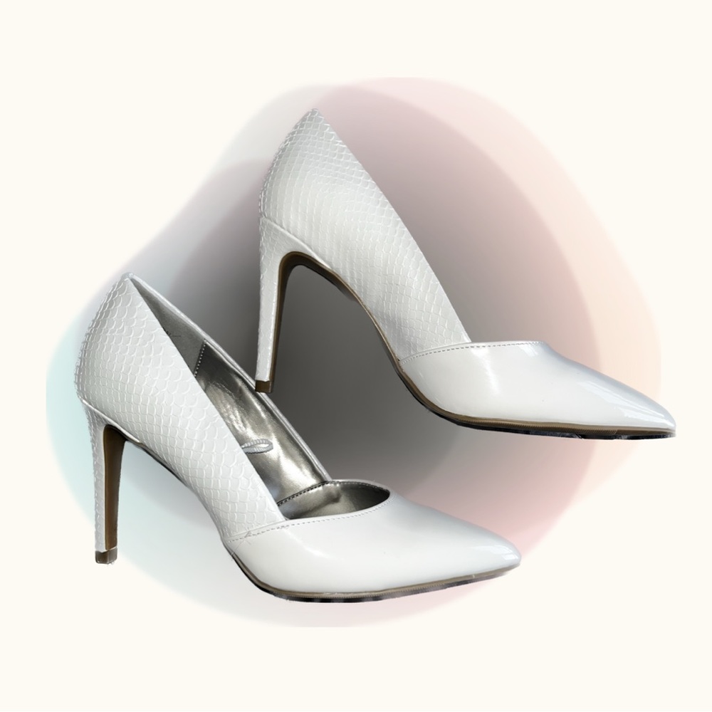Worthington White Stiletto Heels